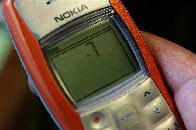 Nokia 1100 Clássico jogo da cobrinha Snake II 