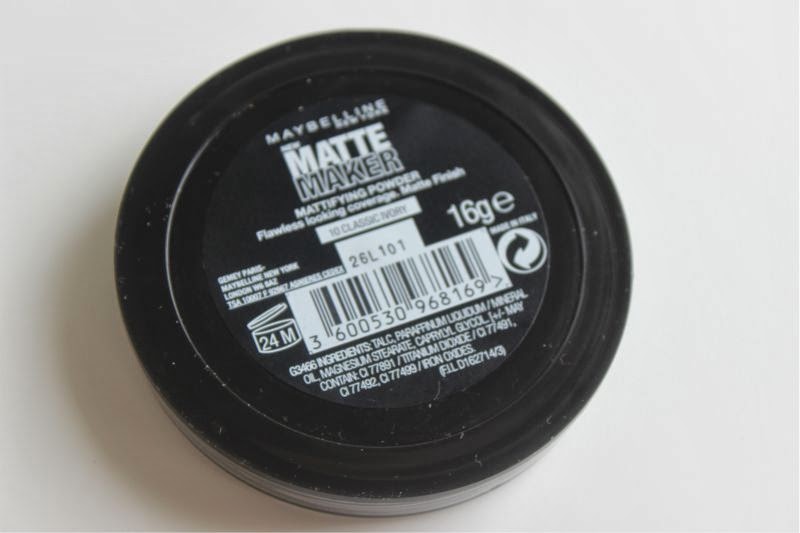 Maybelline New Matte Maker Mattifying Powder 