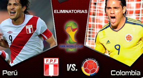 ver Peru vs Colombia en vivo