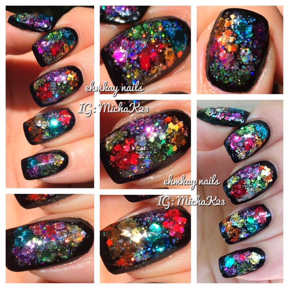 Diy Glitter Cloud Rain Nail Art Now Thats Peachy