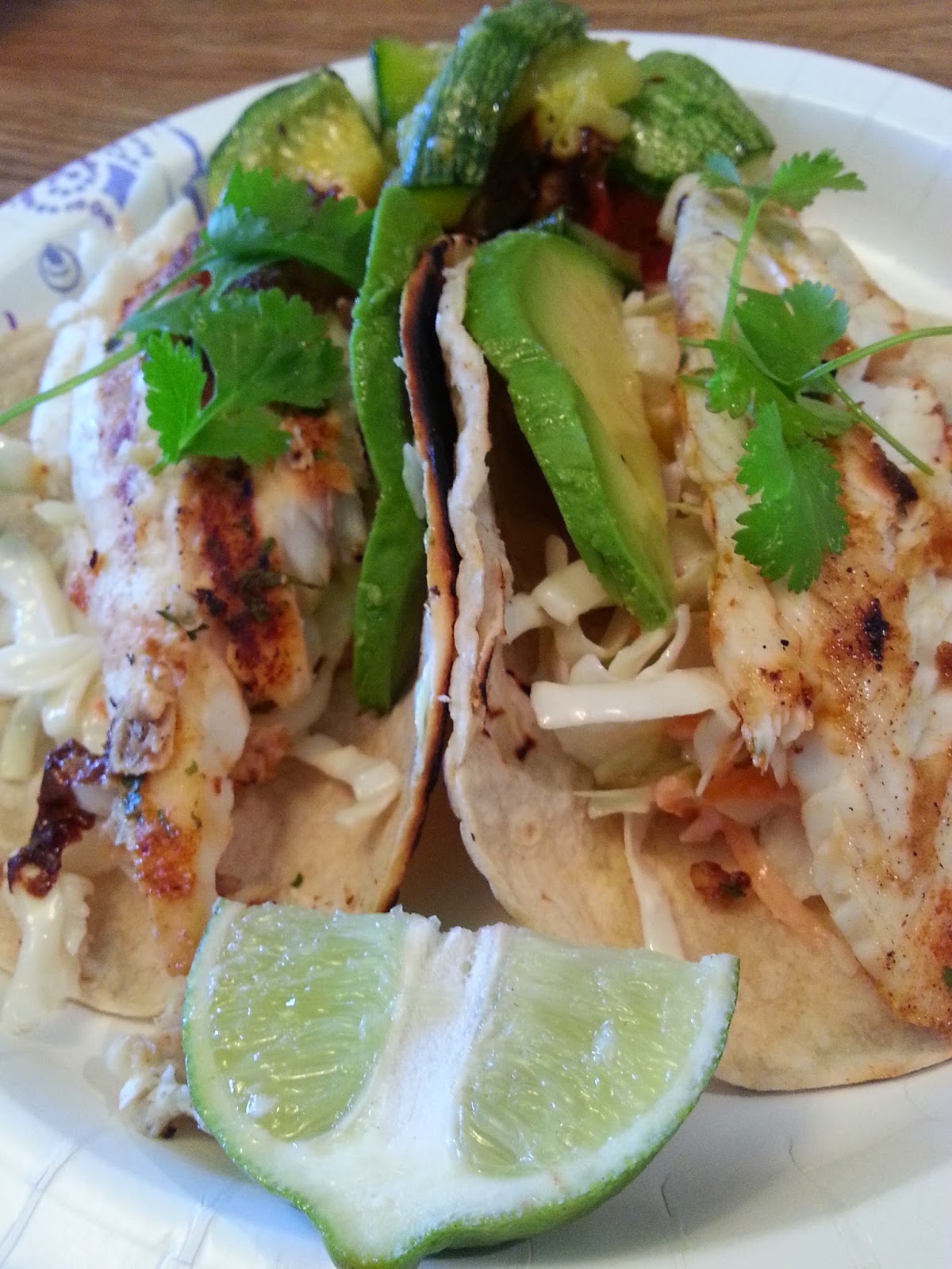 Venus Crossing with Liss Blackened Tilapia Fish Tacos with Mango Slaw