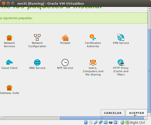 DriveMeca instalando Zentyal 3.5 paso a paso