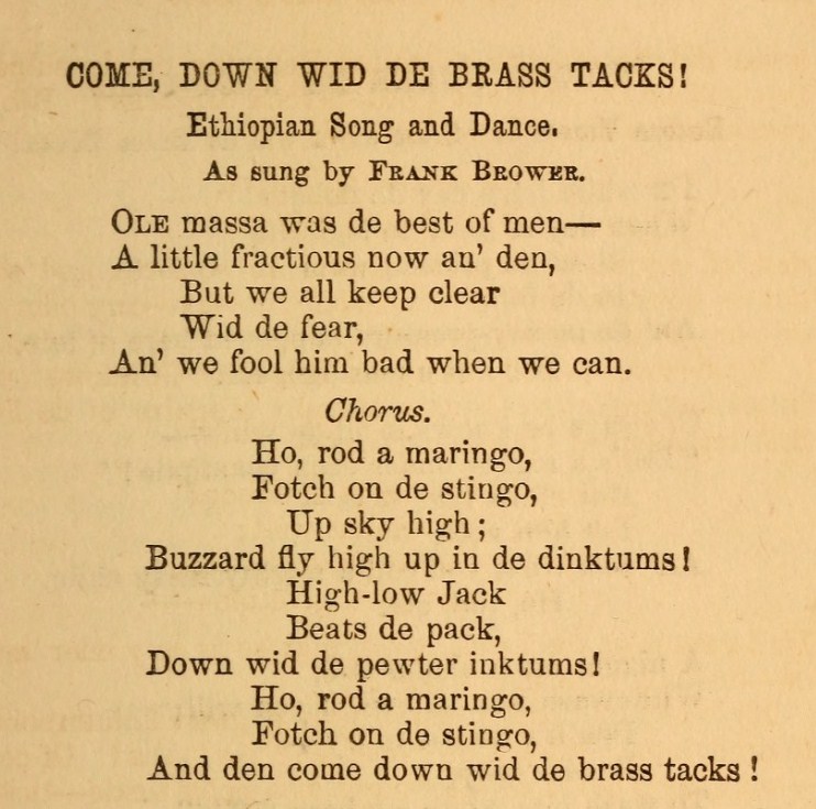 Early Sports and Pop Culture History Blog Brass Tacks, Counter Tacks