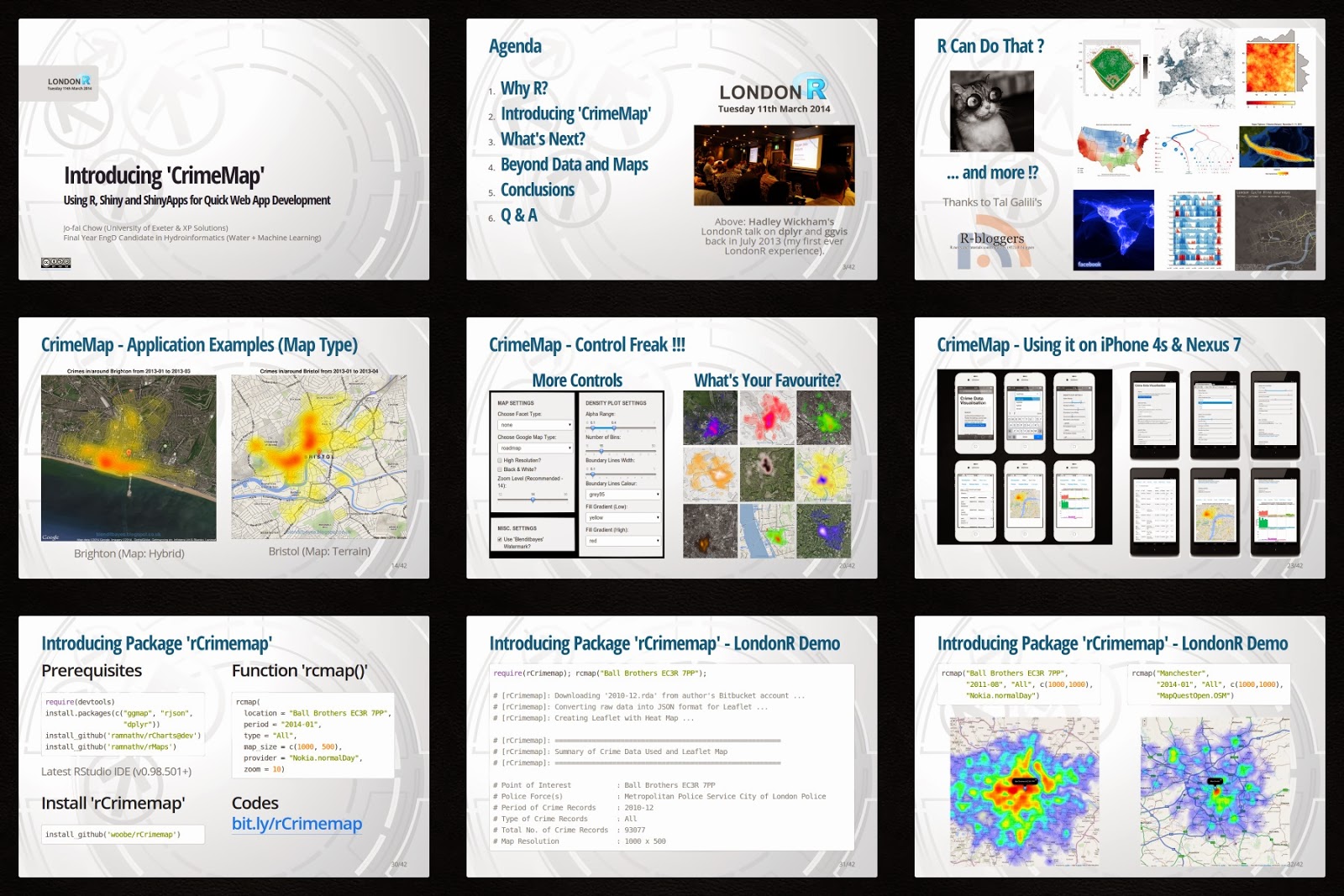 Slidify my R journey from @matlabulous to rCrimemap
