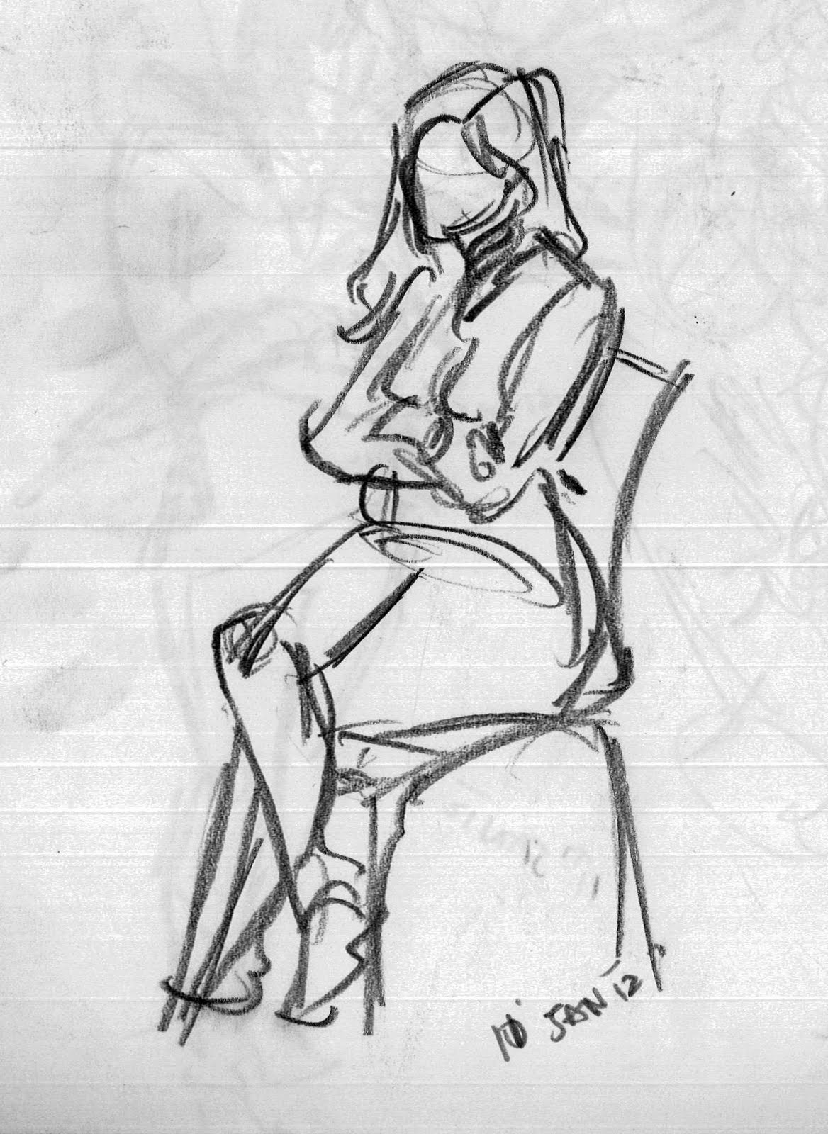THE GREEDY PENCIL Gesture Drawing Session 11th