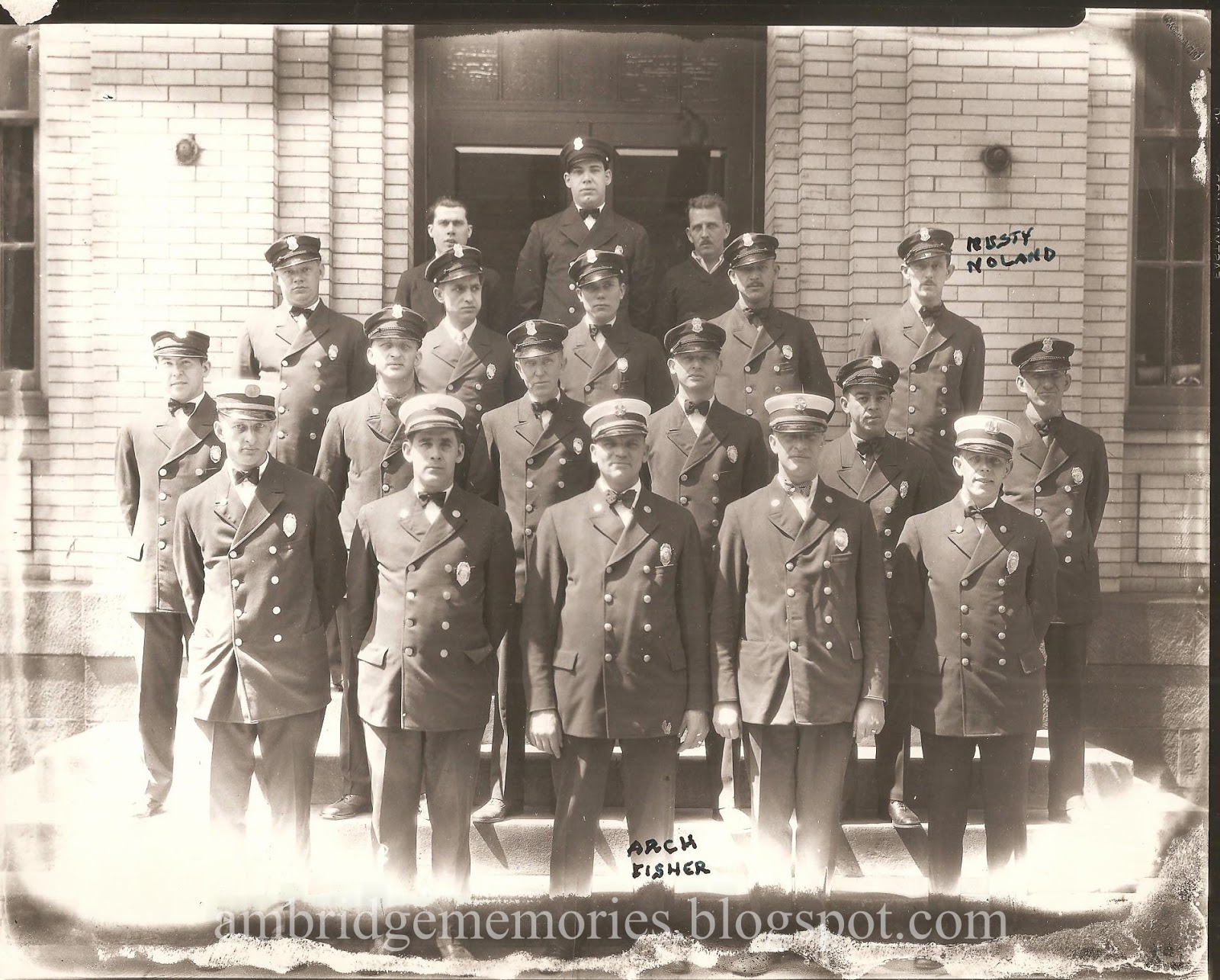 Ambridge Memories Group photo Ambridge Fire Department