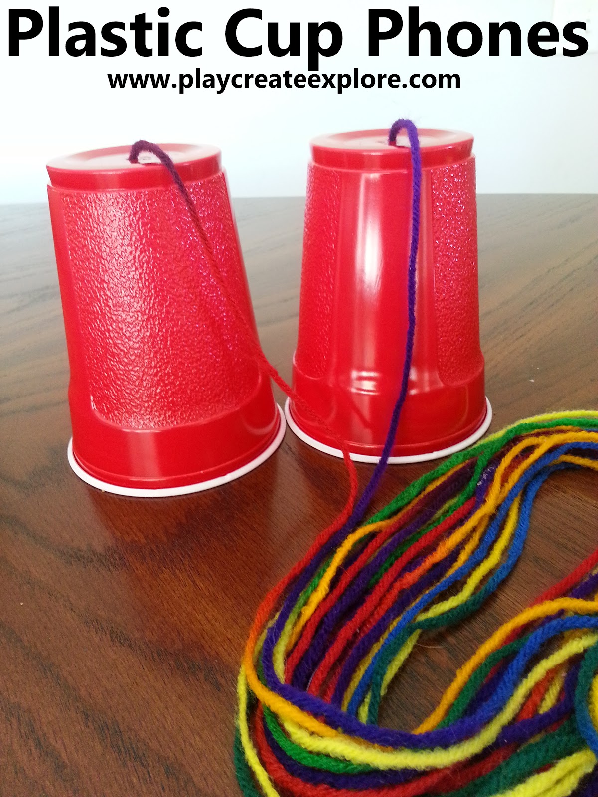 Play Create Explore Plastic Cup Phones