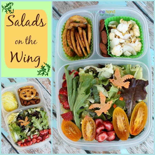 Biting The Hand That Feeds You Wingin' It; Salad Birdies for Mama