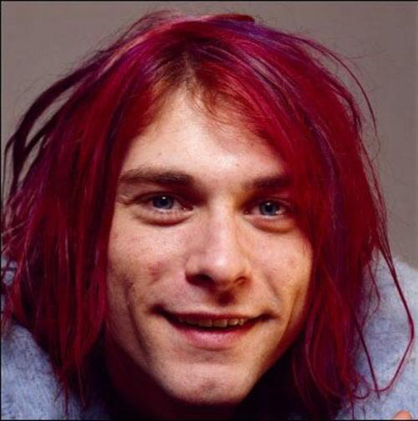 Pictures of Kurt Cobain Looking Happy ~ vintage everyday
