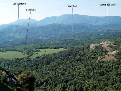 Les Guilleries des de Sant Llorenç del Munt Les Guilleries des de Sant Llorenç del Munt