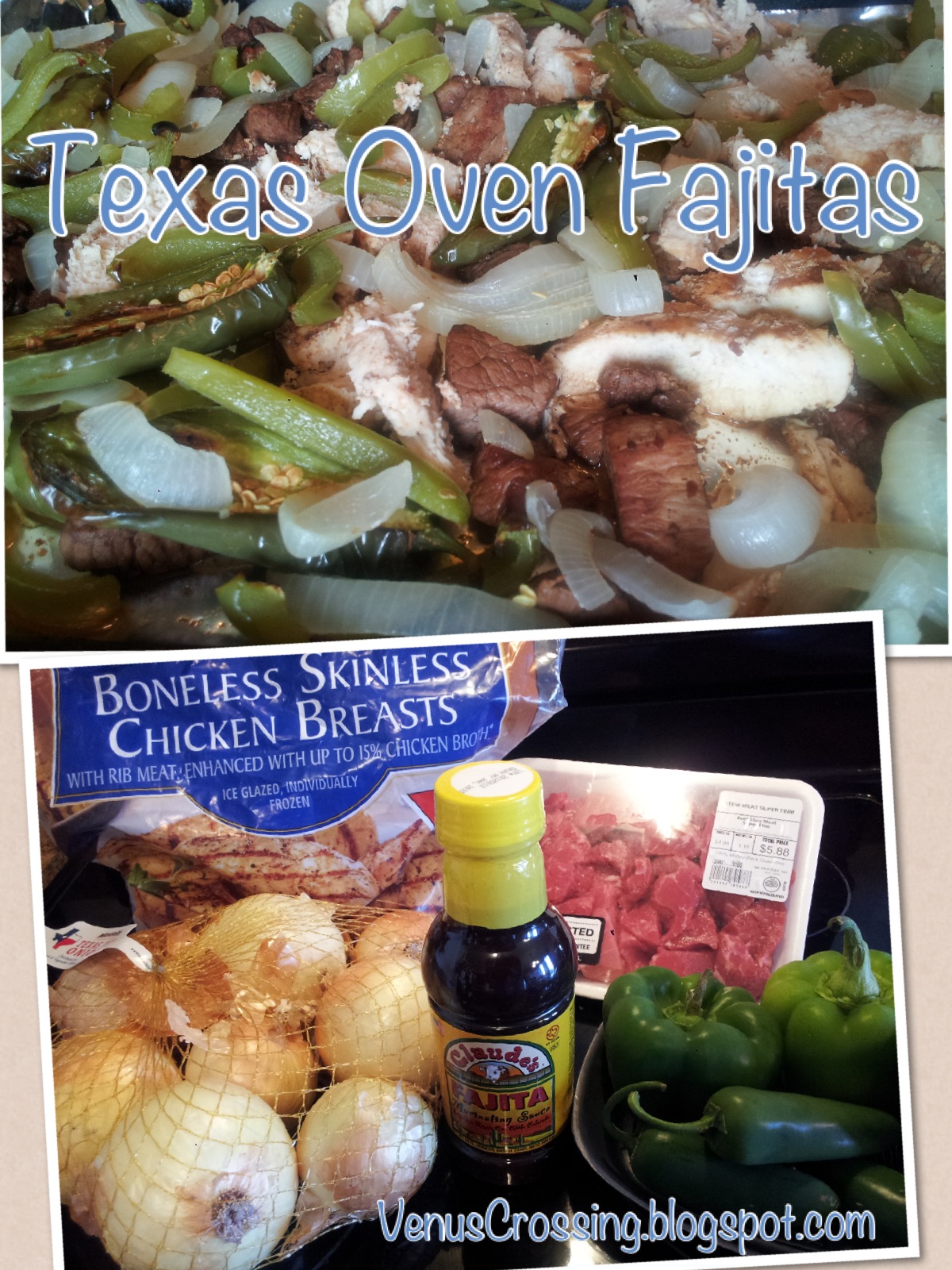 Venus Crossing with Liss Texas Oven Fajitas