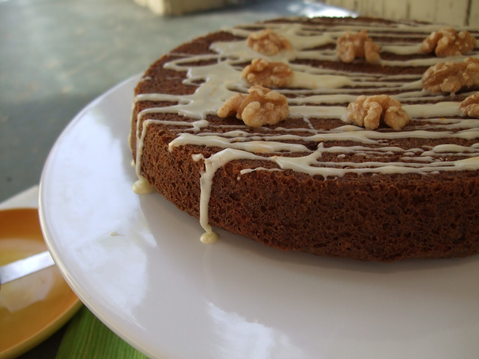 Gluten Free in SLC Spiced Carrot Cake with Orange Glaze Recipe