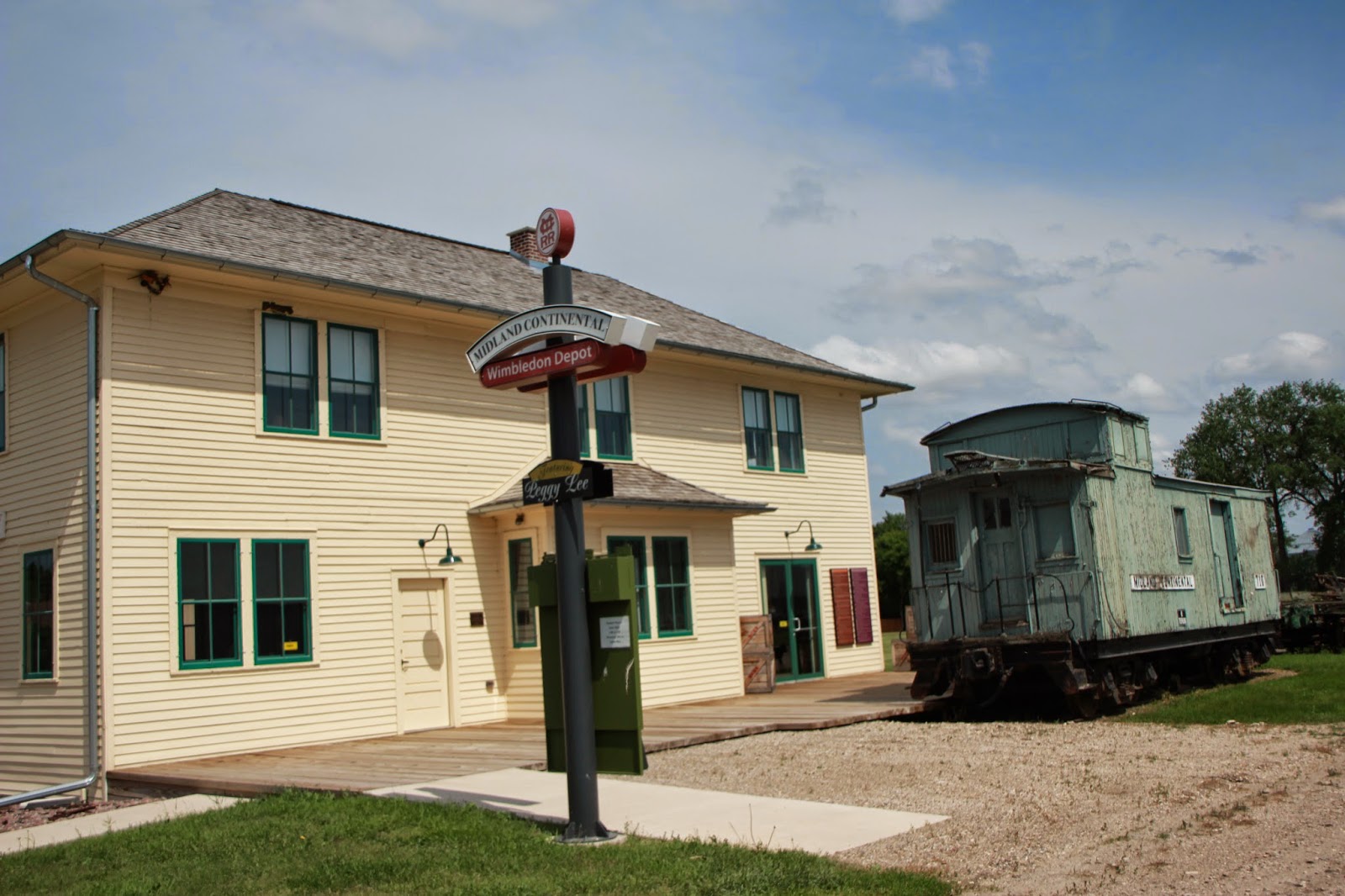 Beneath The Trap Door Midland Continental Depot Transportation Museum & Peggy Lee Wimbledon