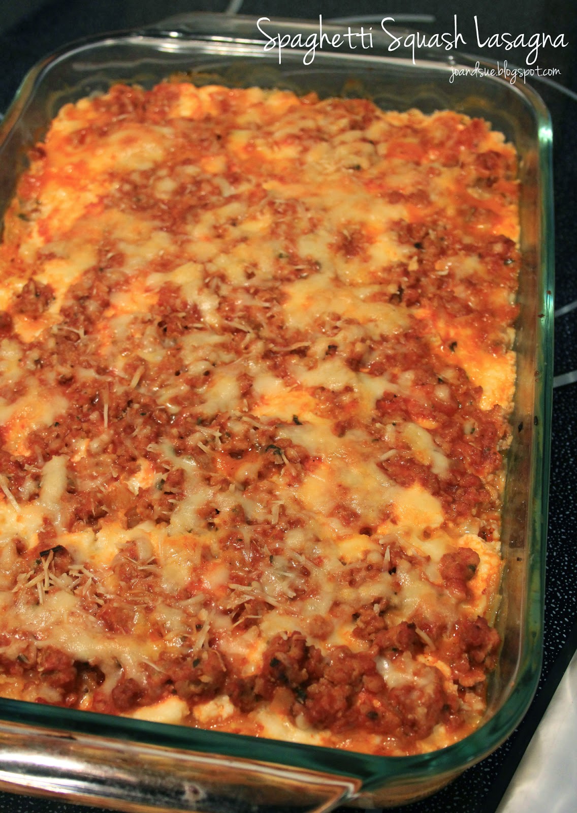 Jo and Sue Spaghetti Squash Lasagna & Cauliflower Garlic "Breadsticks"
