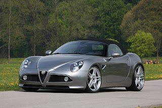 2011 Novitec Rosso Alfa Romeo 8C Spider adopting the Supercharges system