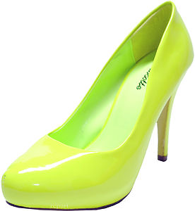Lime Green High Heel Shoes