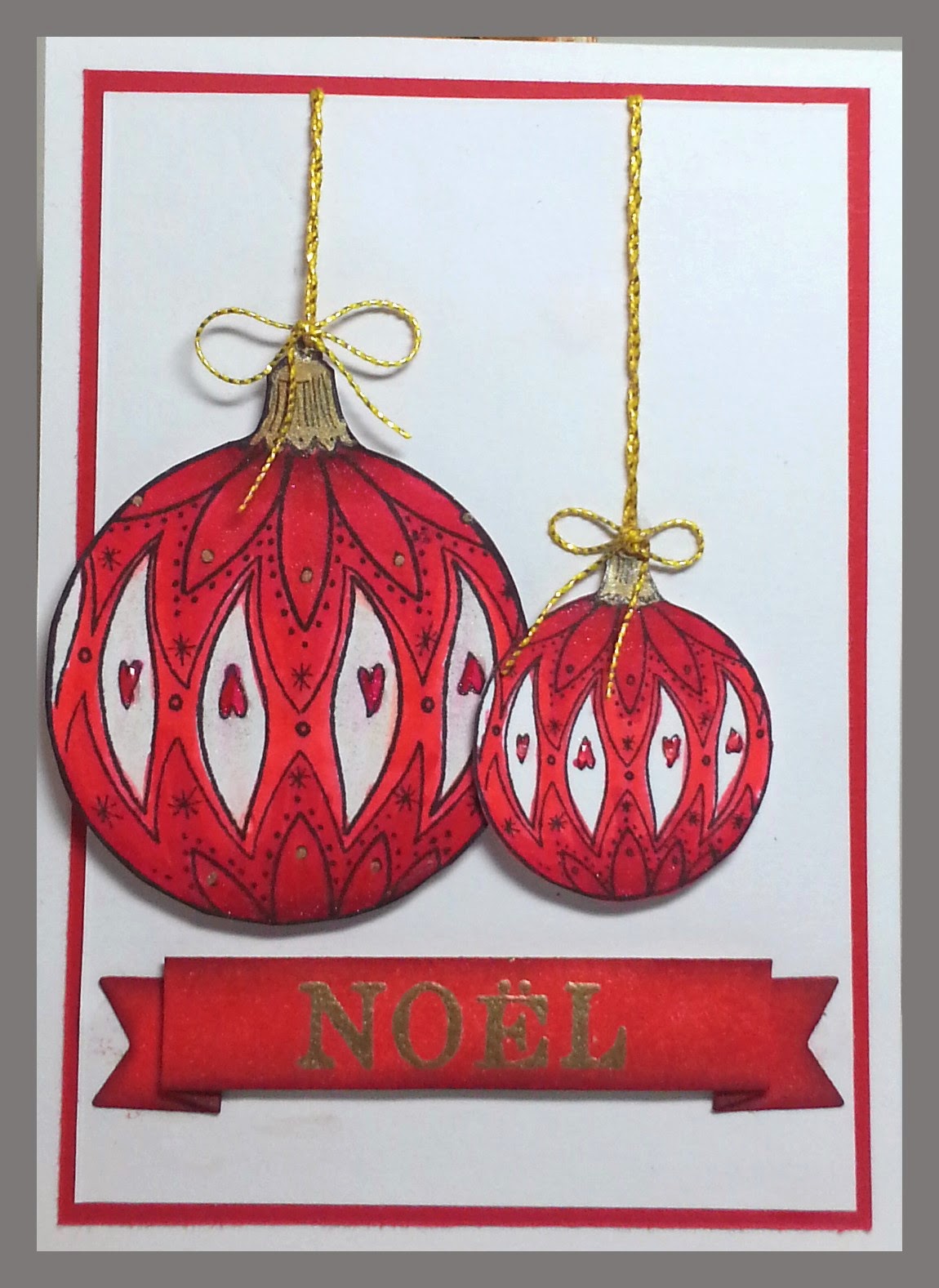 Tant Bruns Broderade Bryderier. Serie med julkort 6.