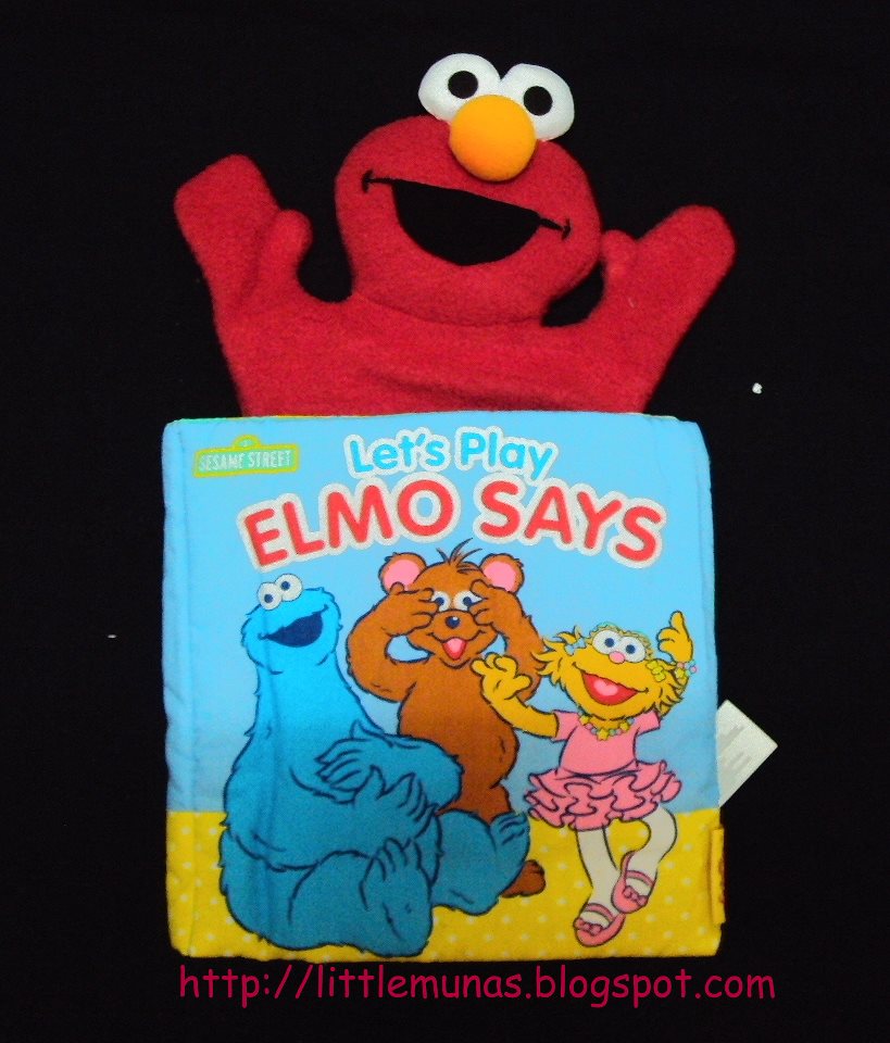 Little Muna's Playhouse Fun Elmo Puppet Book