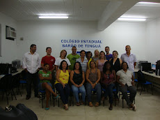 Oficina realizada com os professores do Colégio Estadual Barão de Tinguá.