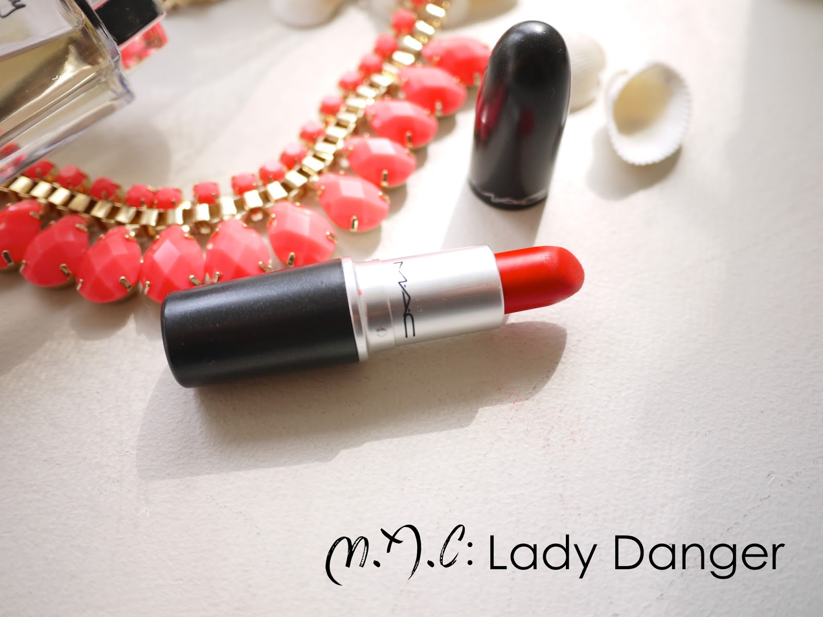 MAC lady danger lipstick review swatch
