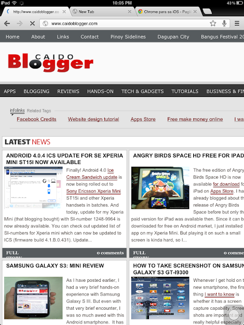 Google Chrome for iOS Devices iPad and iPhone Google Chrome for iOS Devices iPad and iPhone