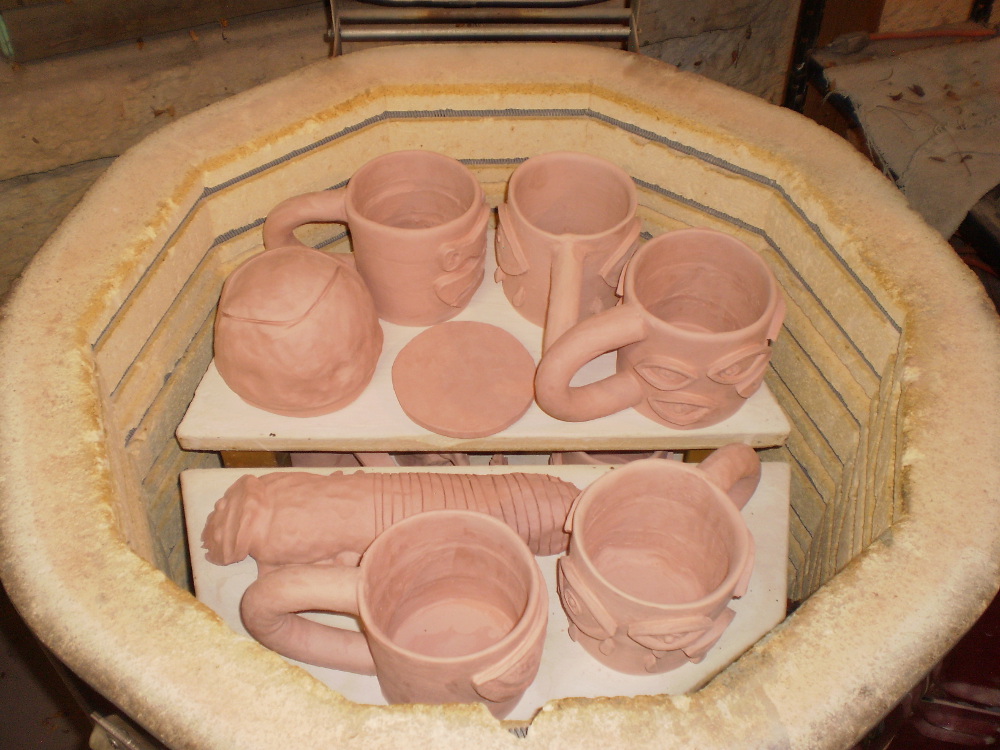 I had a successful bisque firing. Nothing broke. Nothing shattered