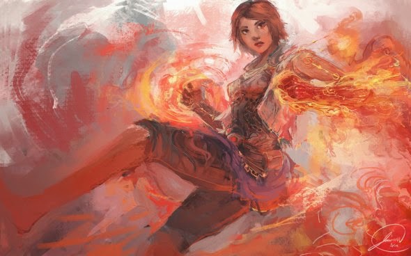 As pinturas digitais com temas de fantasia e mitologia de Jason Nguyen Jason Nguyen deviantart ilustrações pinturas digitais fantasia mitologia anjos deuses