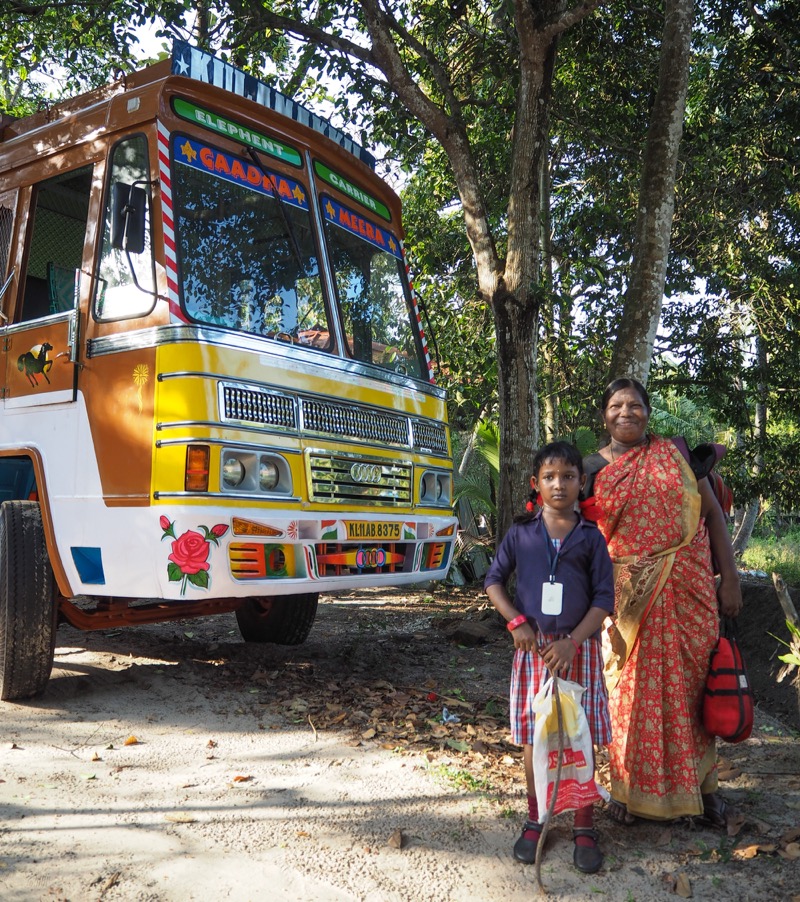 India the mysterious Elephant Camp near Alleppey, Kerala