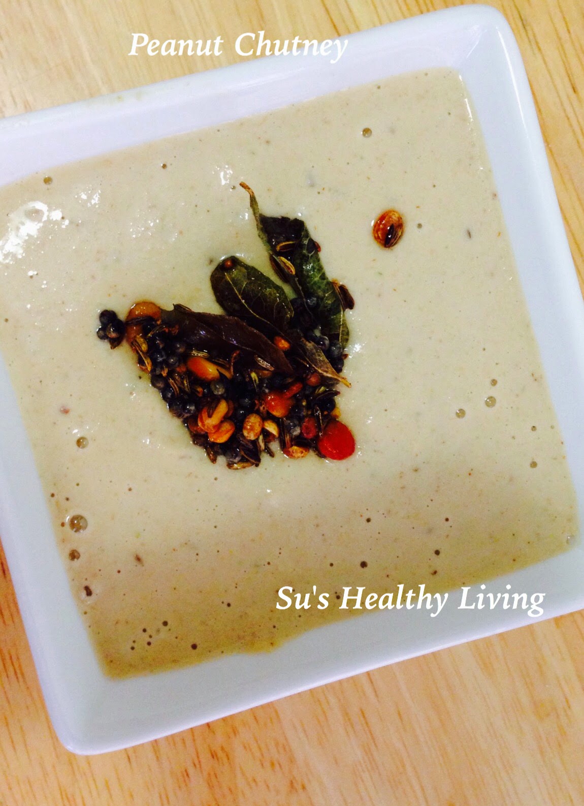 Su's Healthy Living Peanut Chutney