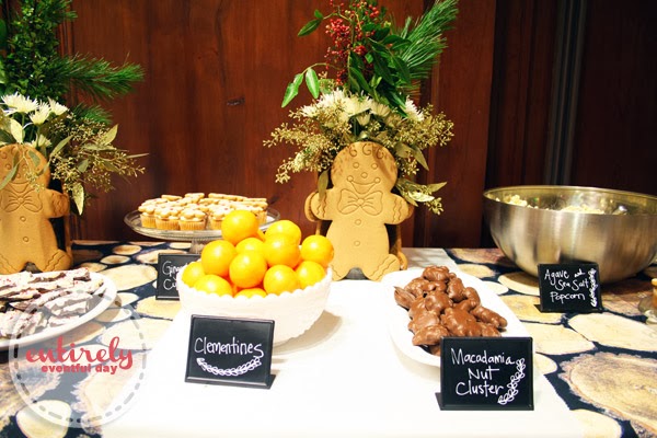 How to make an easy gingerbread man centerpiece for your holiday parties or just for your home. Love this idea so much. So cute and easy. #holiday #centerpiece #party #gingerbread