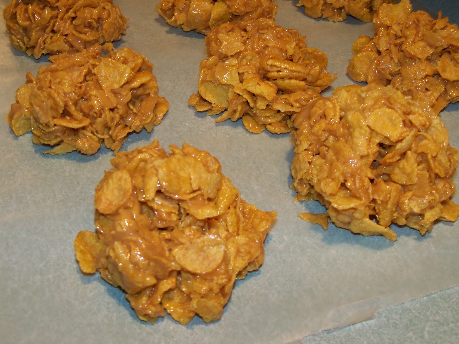 Whip It Good Peanut Butter Cornflake Clusters