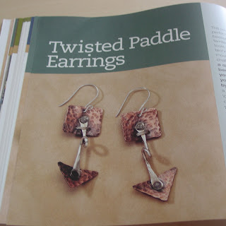 Kim St. Jean's Twisted Paddle Earrings Project
