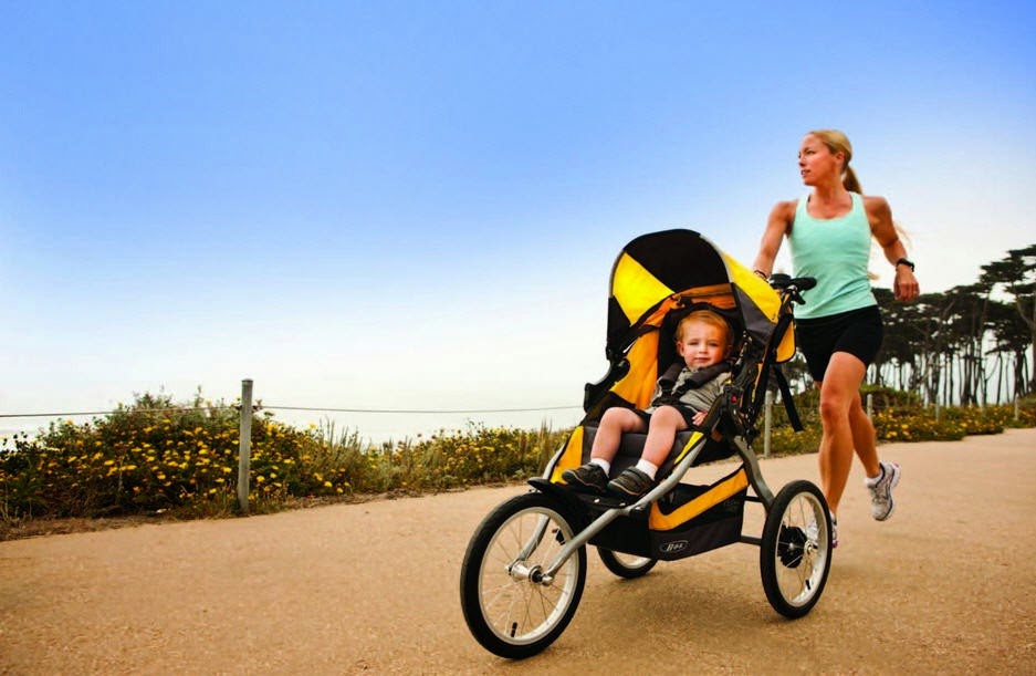 running with baby stroller