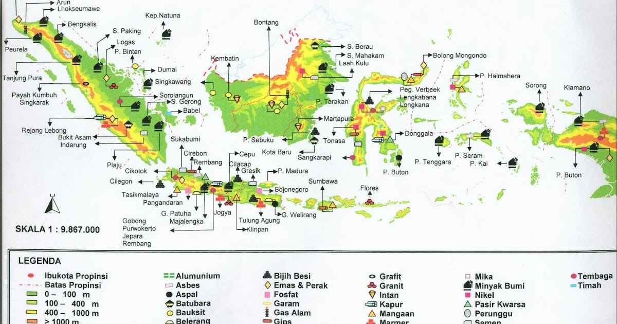Peta Sebaran Penduduk Sebaran Barang Tambang Sebaran Potensi Objek Wisata