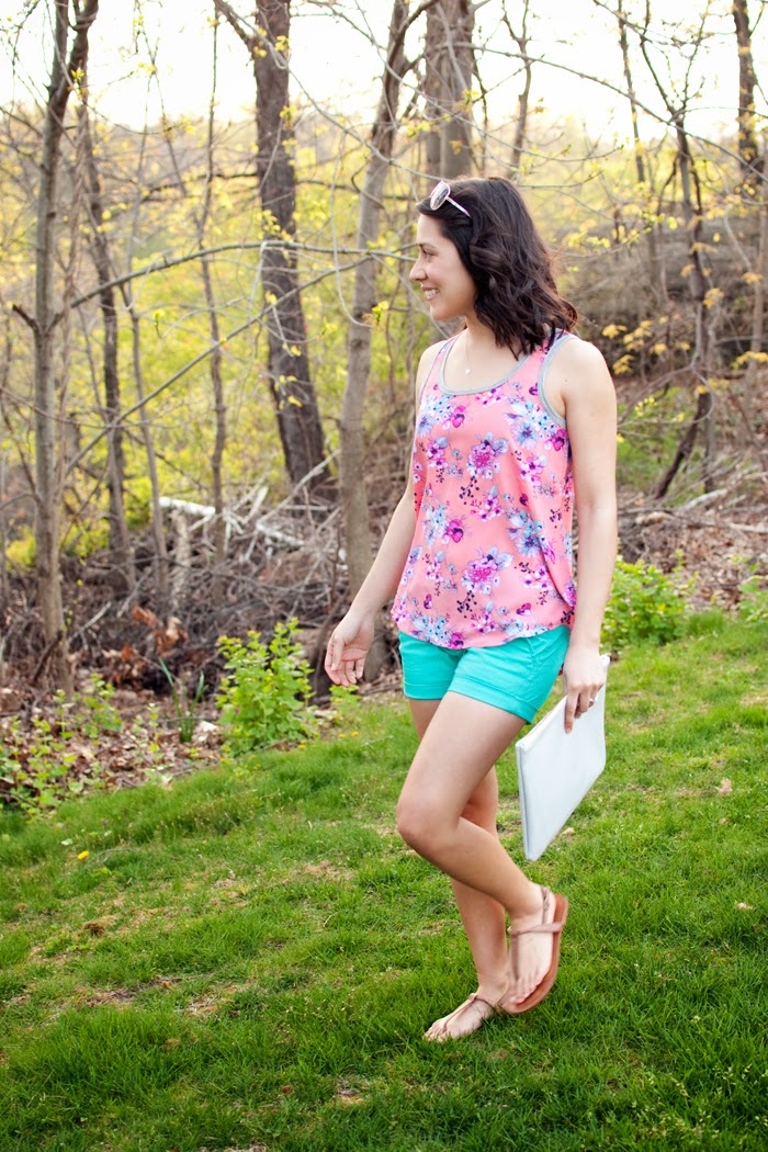 SPRING STYLE : BRIGHT BOLD COLORS PopBasic, Leather clutch, Spring Style, Bold Colors