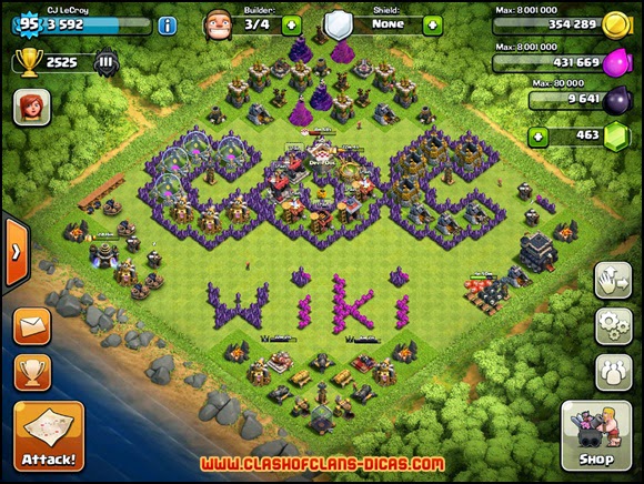 hacked clash of clans