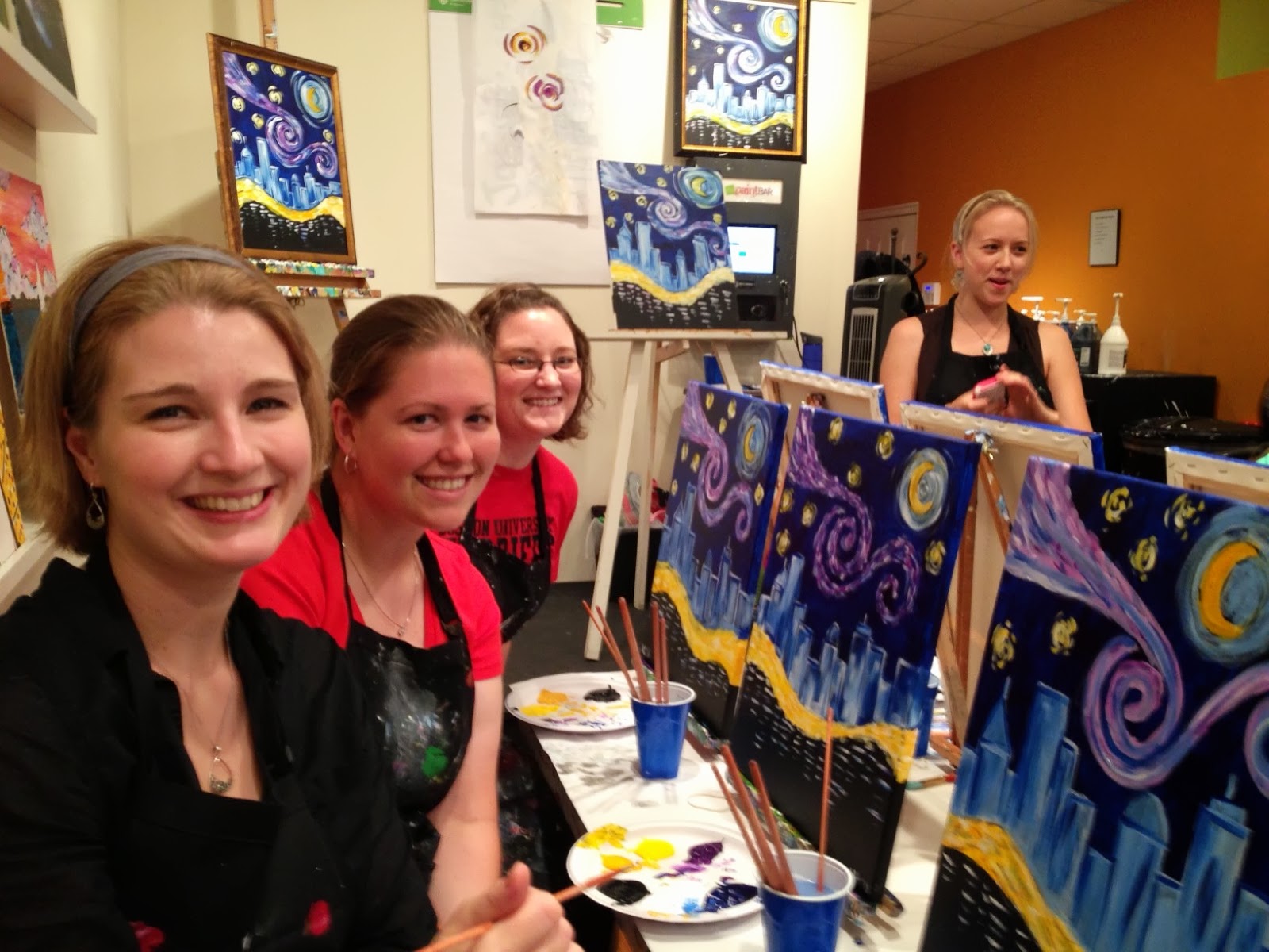 Much Ado About Somethin Paint Bar Boston Everyone's an Artist