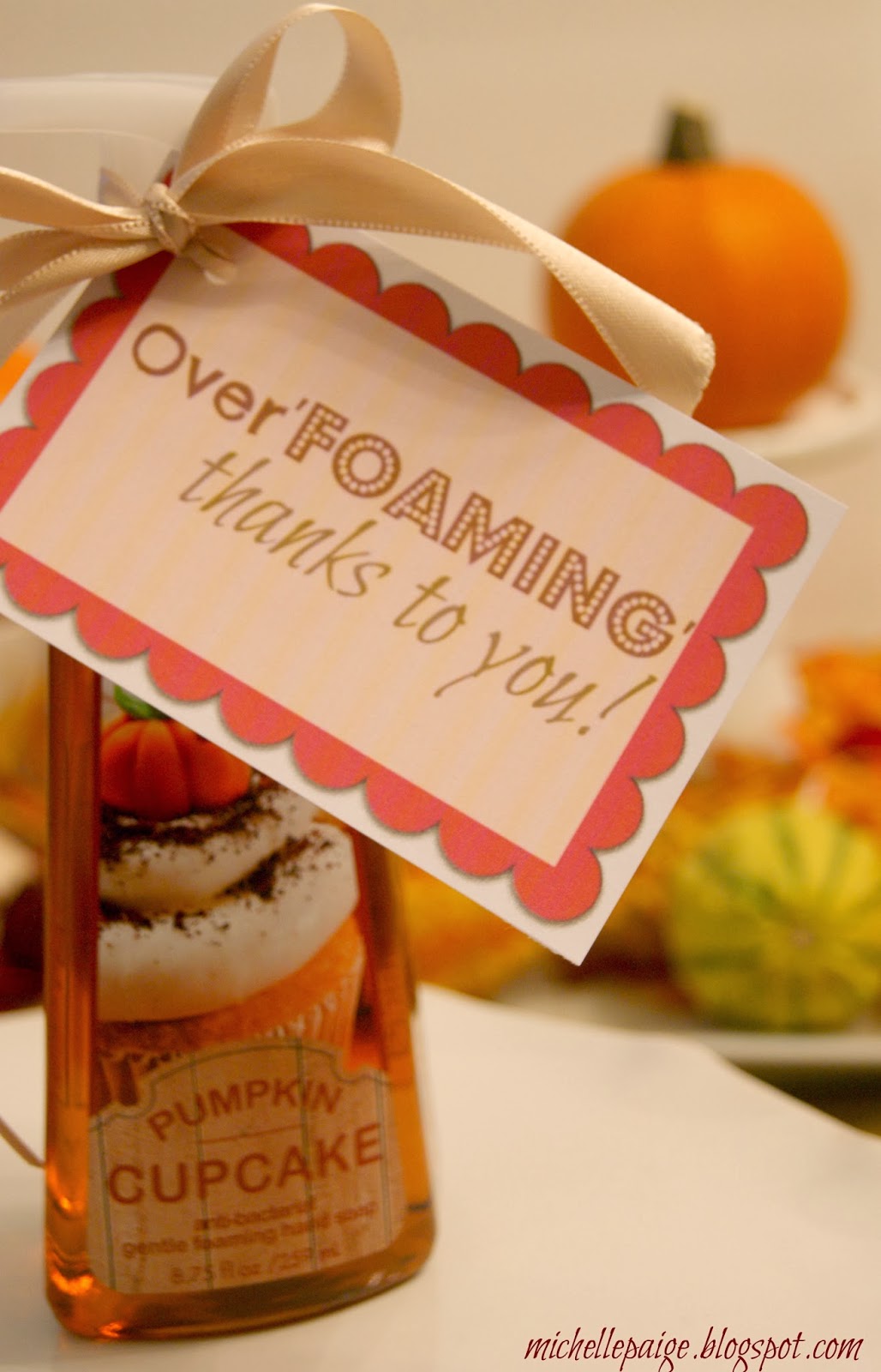 michelle paige blogs Over'foaming' Thankful Soap Gift