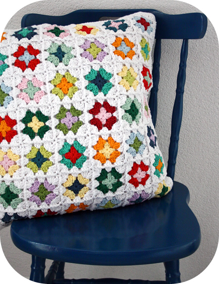 pillow cover granny squares