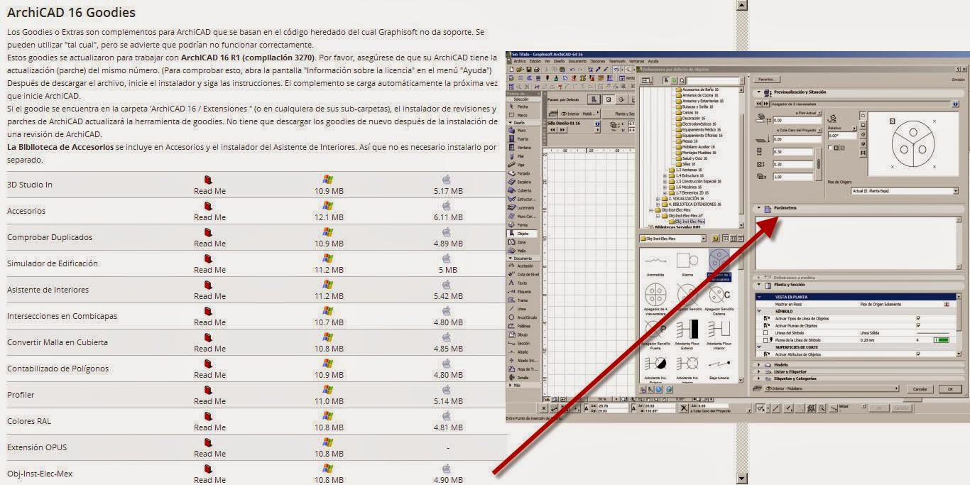 LIBRERIA PARA PLANOS ELECTRICOS Learning ArchiCAD - Aprendiendo ArchiCAD