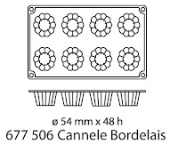 Forma Silicon, Tava Silicon, Forma Silicon pentru Copt, Forma Copt Cannele Bordelais,  Produse- Accesorii Patiserii Cofetarii, Produse Profesionale Horeca, Pret, www.amenajarihoreca.ro