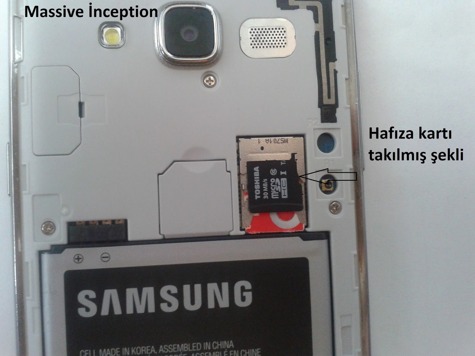 Massive İnception SAMSUNG J5 HAFIZA KARTI NEREYE TAKILIR