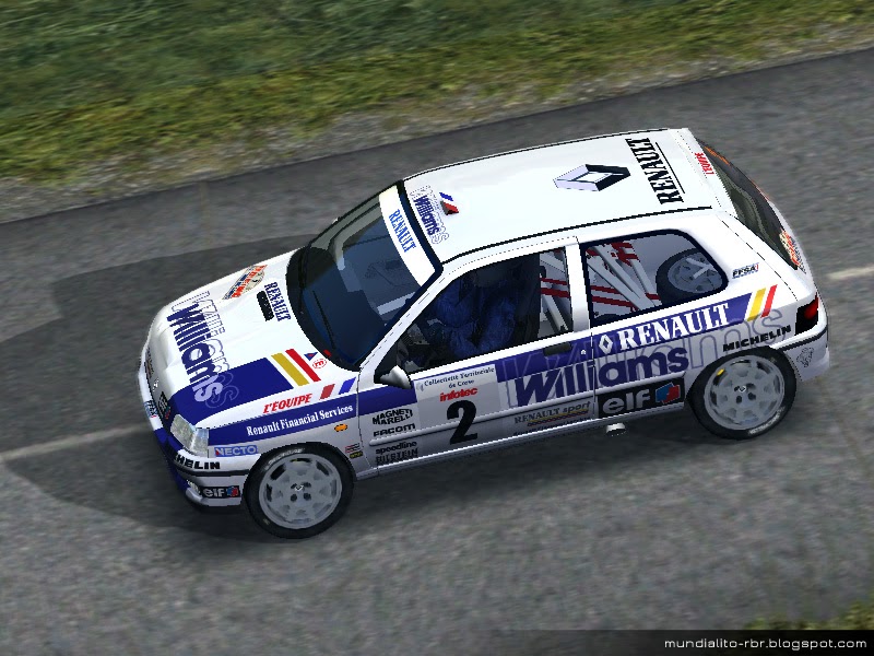 rbr clio williams template chr productions renault clio williams williams f1 edition rbr clio williams template chr productions renault clio williams williams f1 edition
