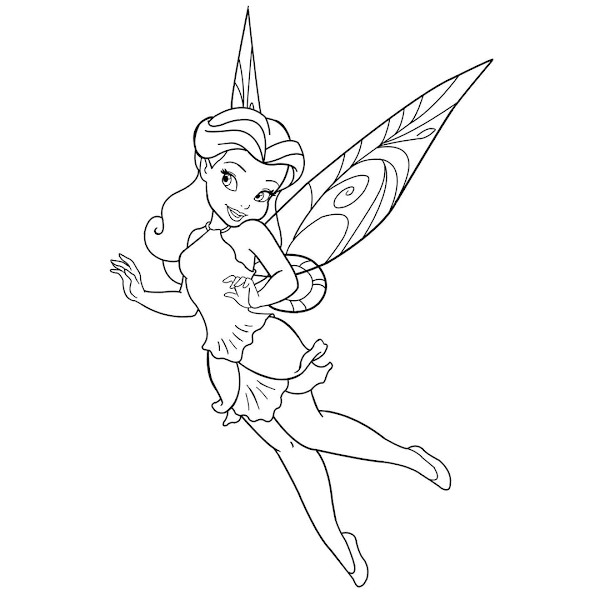 Rosetta Fairy Coloring Pages