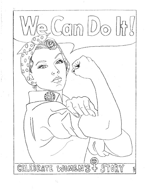 to do and to see: Women's History Coloring Pages