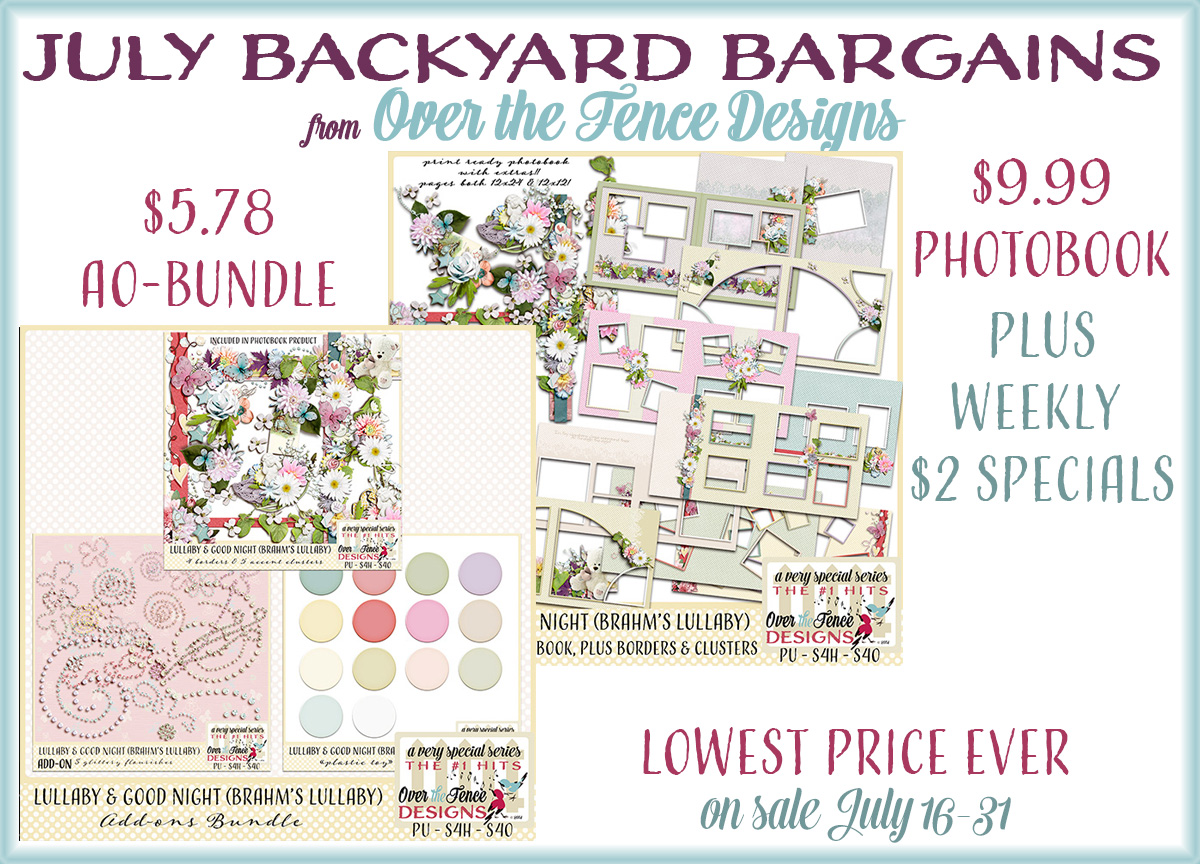 Over The Fence Designs Surf, Sand and the 4th; and a Backyard Bargain