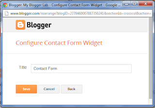 cara membuat contact form, cara menambahkan contact form, contact form, widget, widget contact form, 