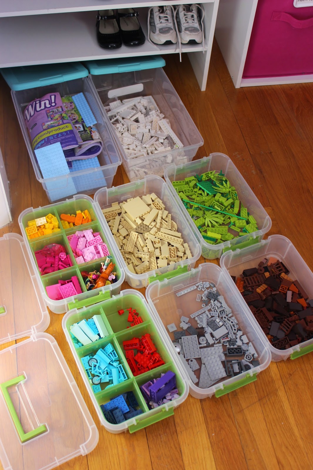 Organizing for Six Lego Organization
