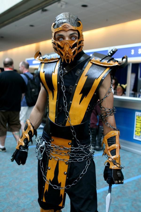10 Mortal Kombat Scorpion Cosplay Costume Designs Creative Cosplay Designs