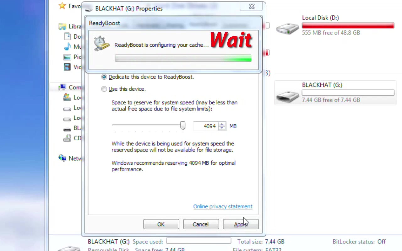 How to use a USB Flash Drive as RAM in windows 7/8/10 PixelBreak